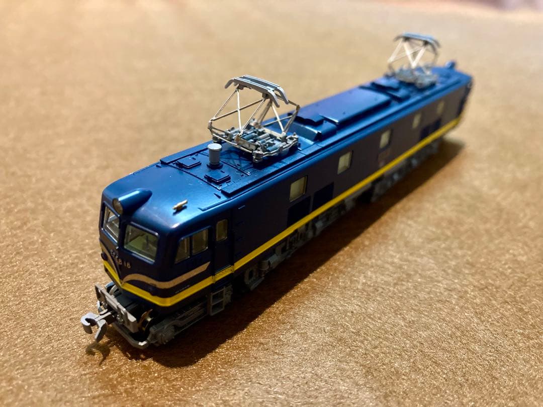 ☆希少美品　Nゲージ鉄道模型誕生　40周年記念　EF58 試験塗装機　4両セット