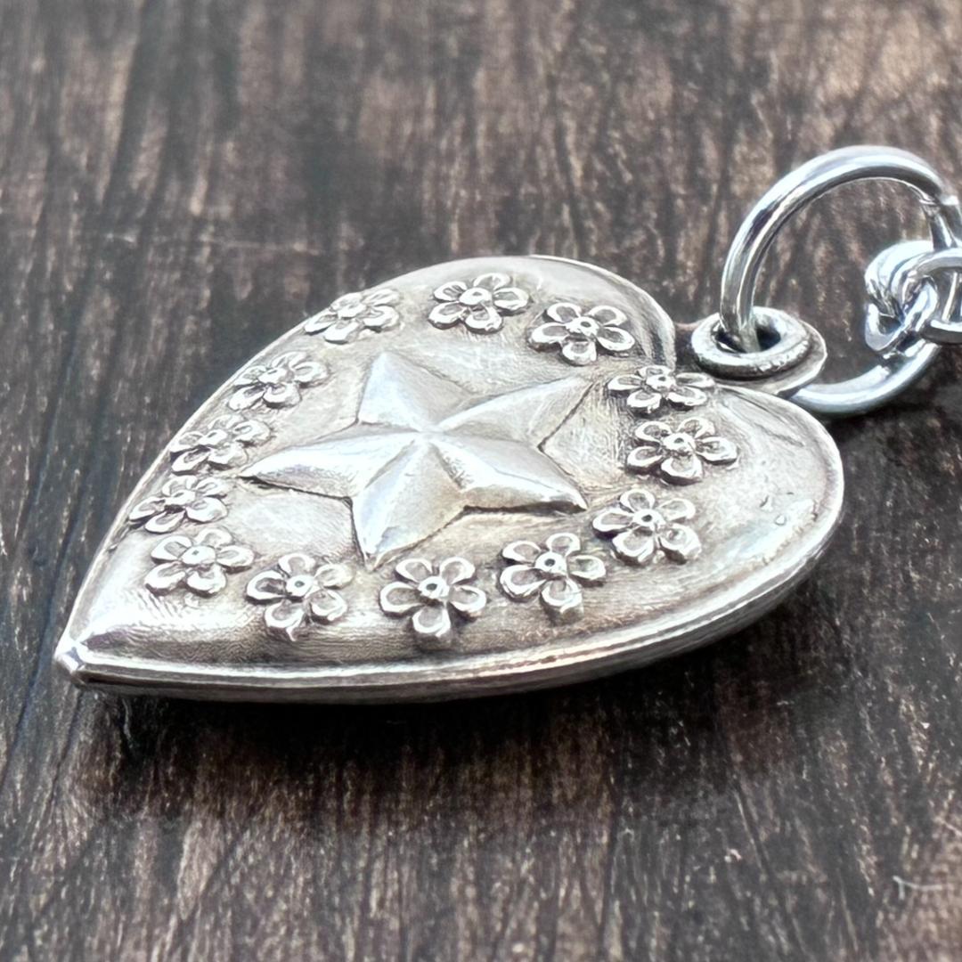 スウィートハートジュエリー スター 花 シルバー ヴィンテージ