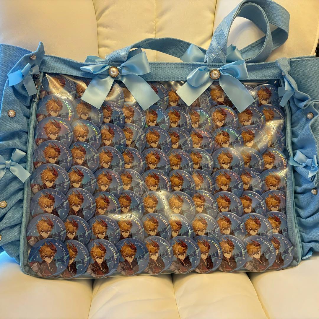 原神 タルタリヤ 痛バッグ 缶バッジ - メルカリ