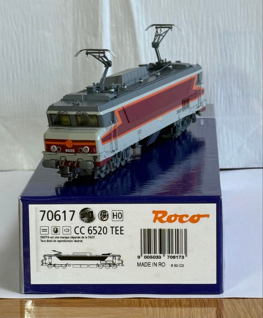 鉄道模型 HO ROCO 70617 DCCサウンド SNCF CC6520 - メルカリ