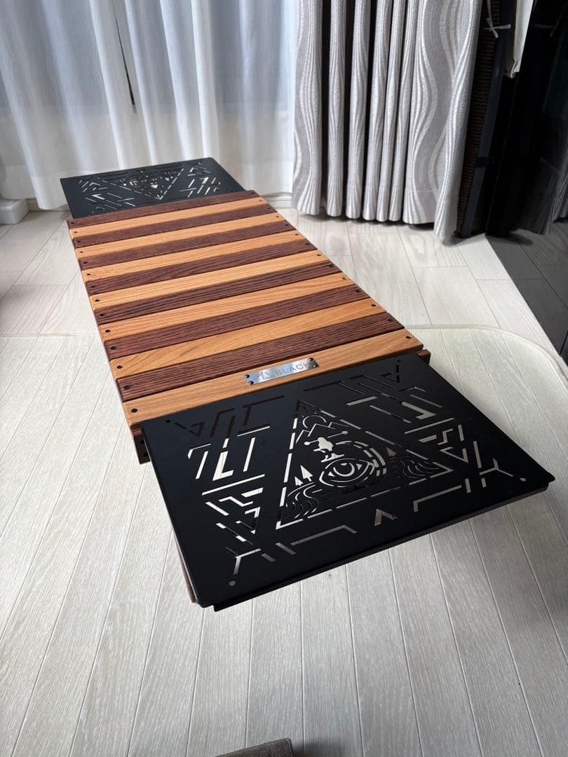 BLACK DESIGNブラックデザイン　ハレテーブルアイアンプレートセット Deviseworks Camp