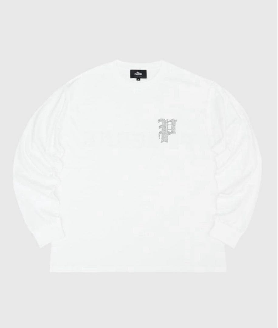 ファットランク ロンT 長袖 キラキラ ラインストーン PHARNK ギャル