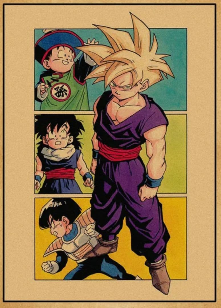 鳥山明 アートポスター ドラゴンボール 孫悟飯 セルゲーム - メルカリ