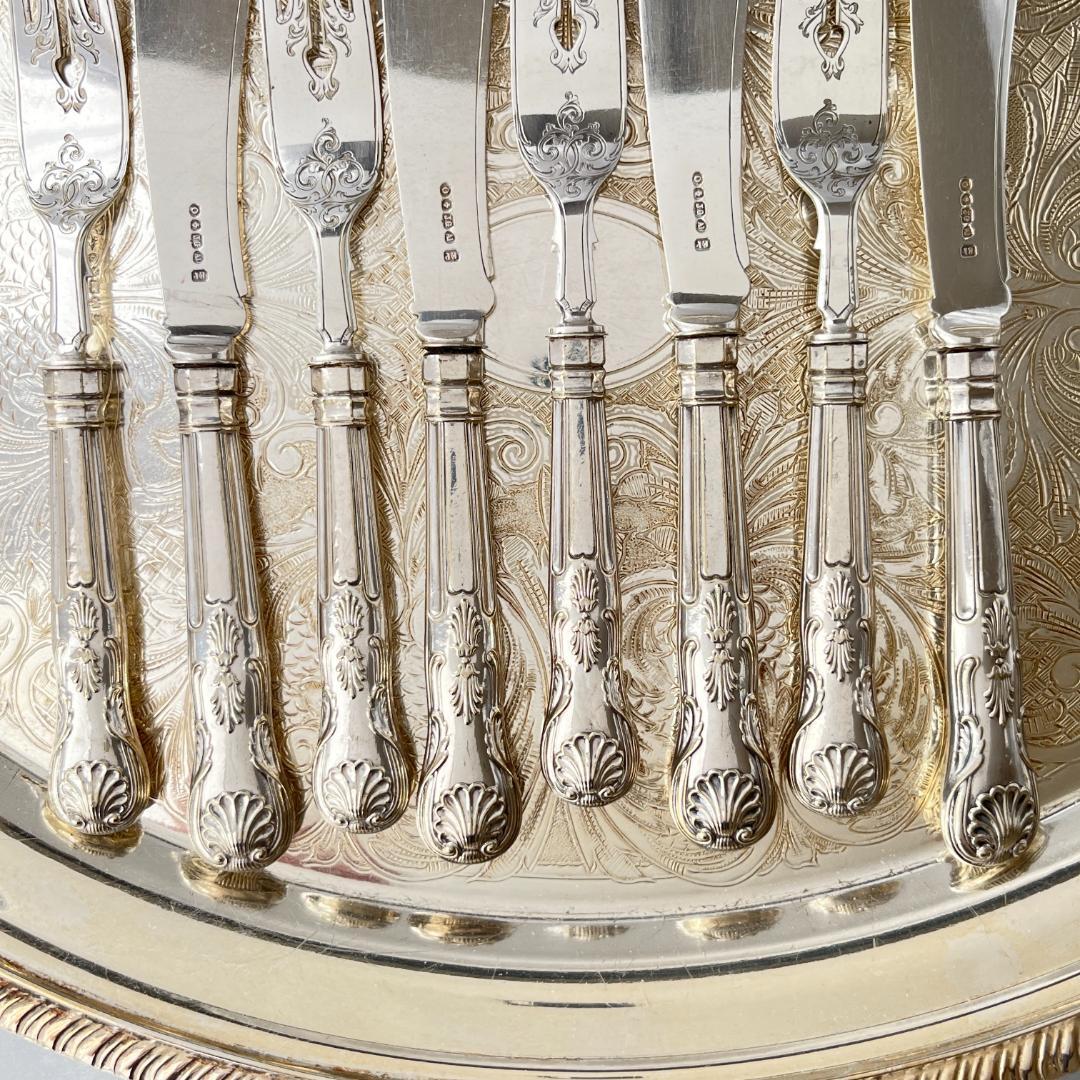 John Gough】 キングスパターンのナイフ/フォーク 8本 豪奢！！ - メルカリ