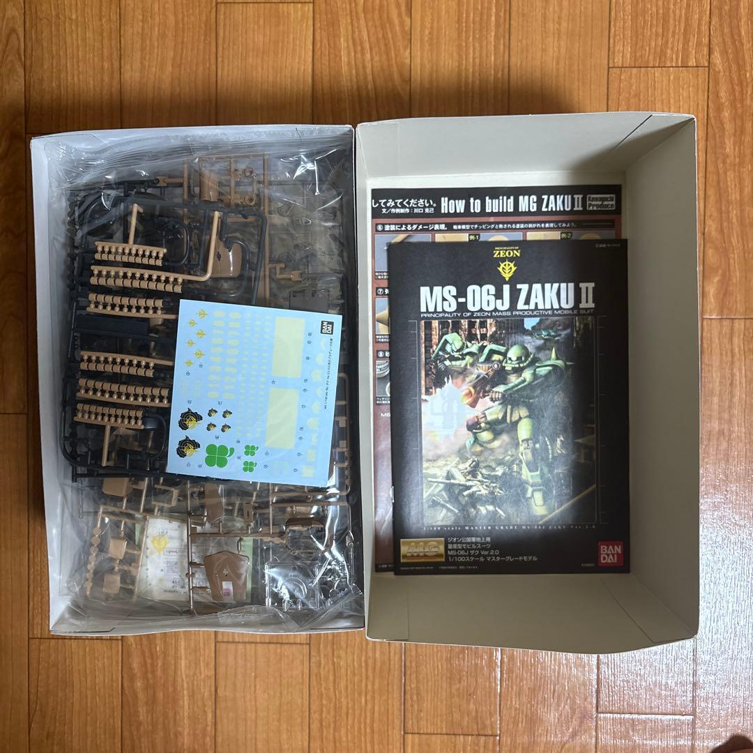 2.【未組立】MS-06J ザクVer.2.0 プロショップ専用川口克己