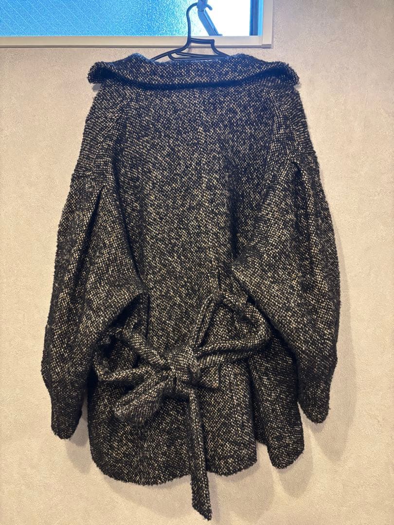 CLANE MIX LOOP TWEED BOX COAT - メルカリ