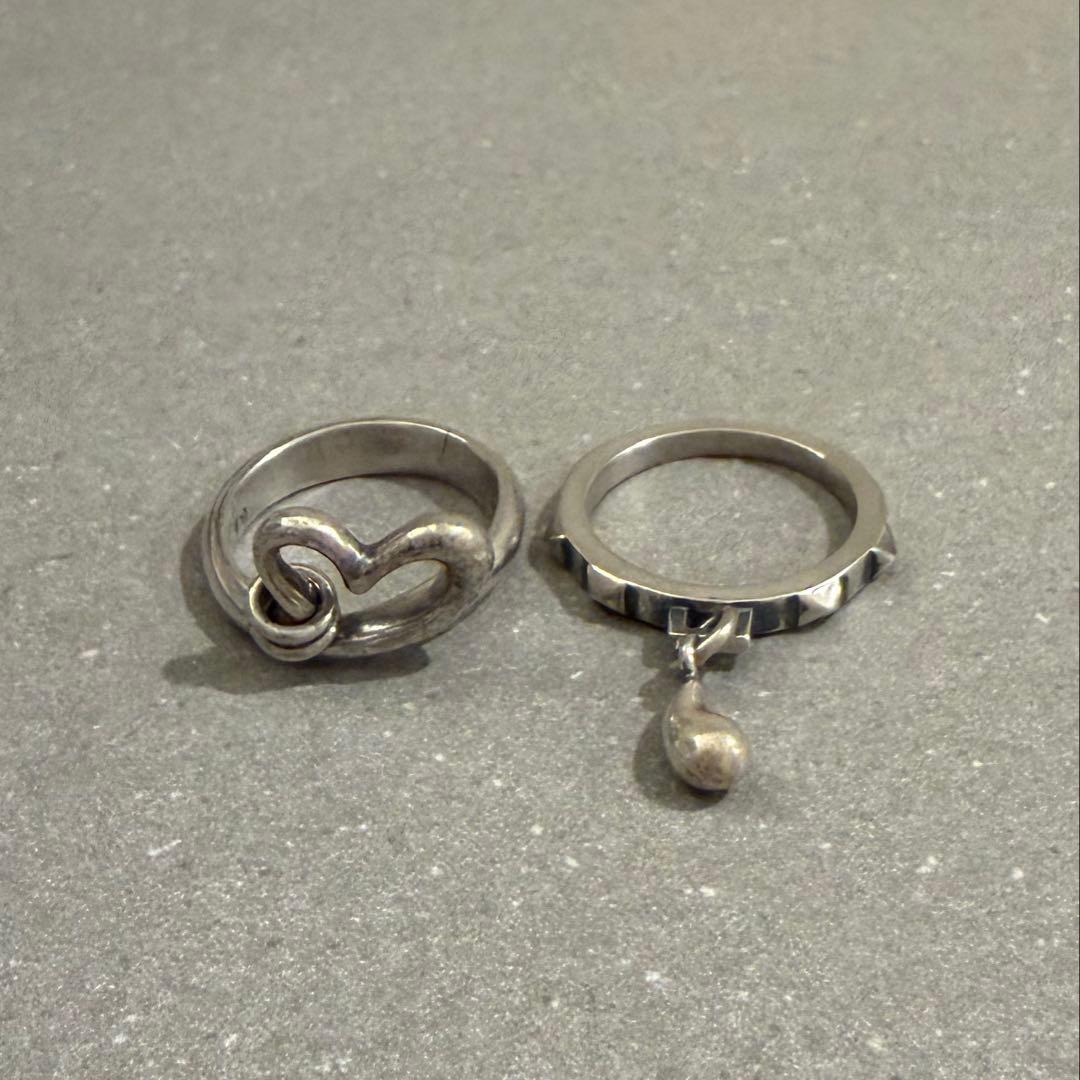 ナンバーナイン03カート期ハート涙リング　セット　19号 ナンバーナイン03カート期ハート涙リング セット 19号 - メルカリ