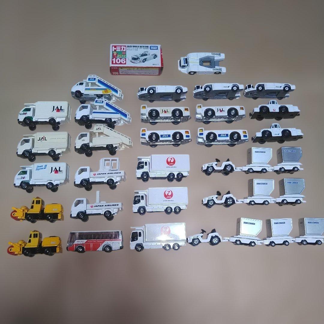 トミカ エアポート ジェット機 飛行牽引車 グランド ANA JAL 29台