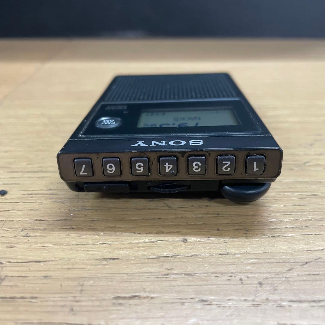 動作品 SONY SRF-R356 FM/AMポケットラジオ - メルカリ