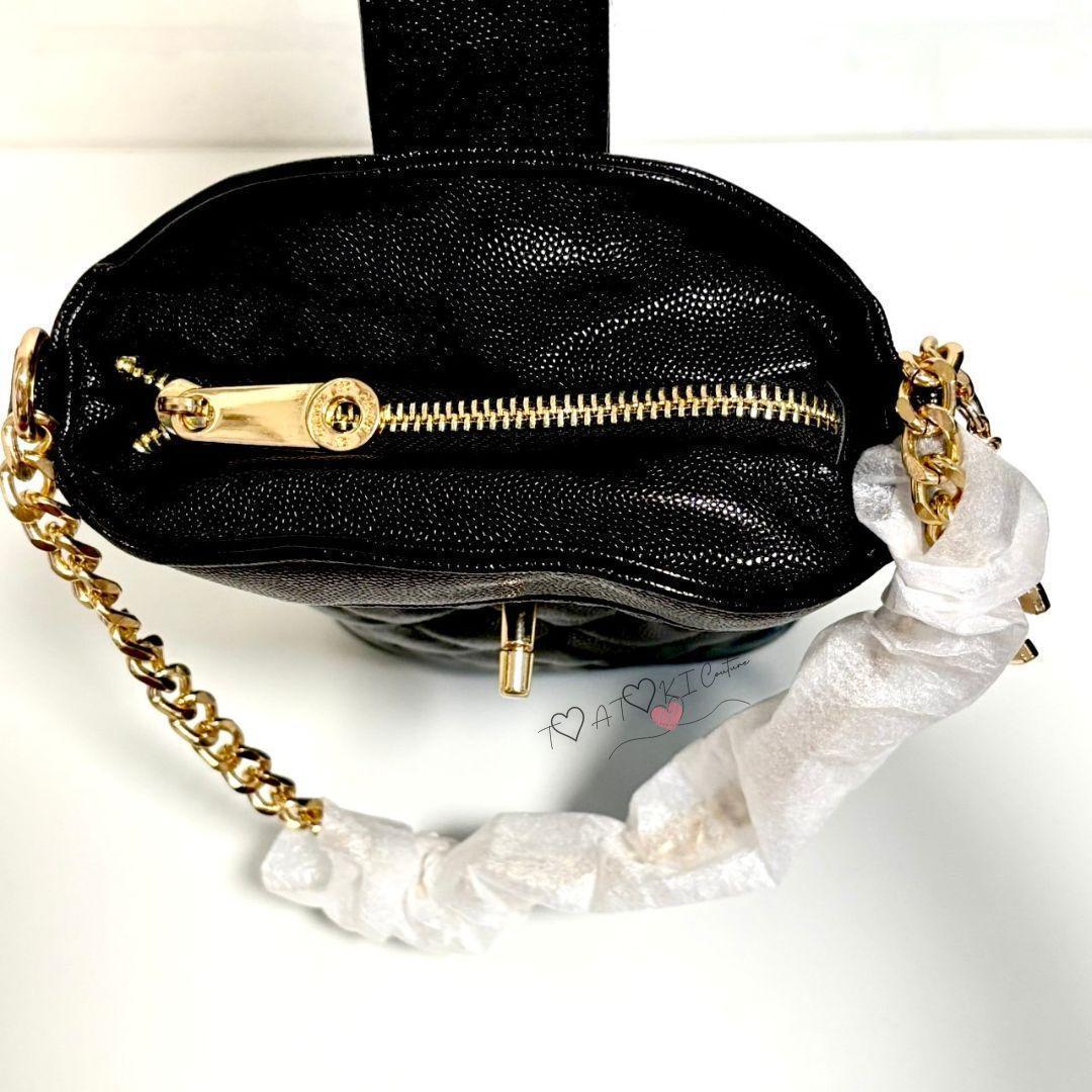 訳あり❤CHANEL❤非売品 ブラック キルティング ショルダーバッグ