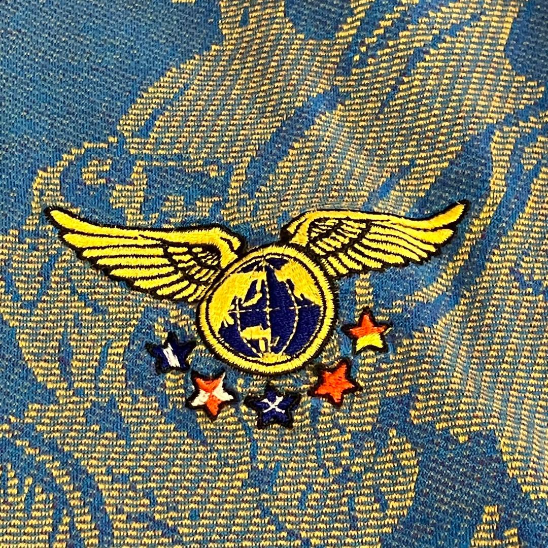 90s 美品 J's ジャンボ尾崎 ポロシャツ ゴルフウェア 派手 マルチ L