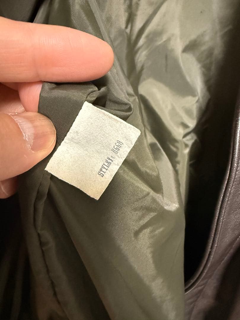 【えいごー】70S L.L.Bean ゴートスキン A-2 レザー