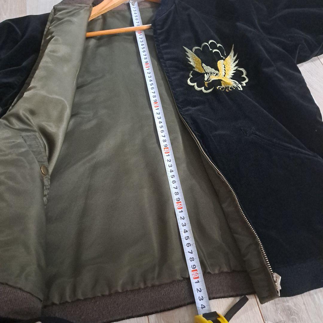 スカジャン日本地図 japan BackStreetCrawlerヴィンテージ - メルカリ