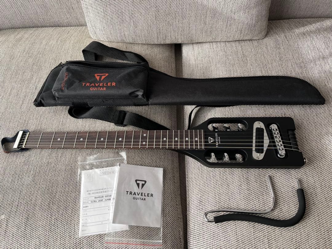 ギター TRAVELER GUITAR Ultra-Light Electric Bk Ultra-Light Electric Standard Gloss Black | TRAVELER GUITAR