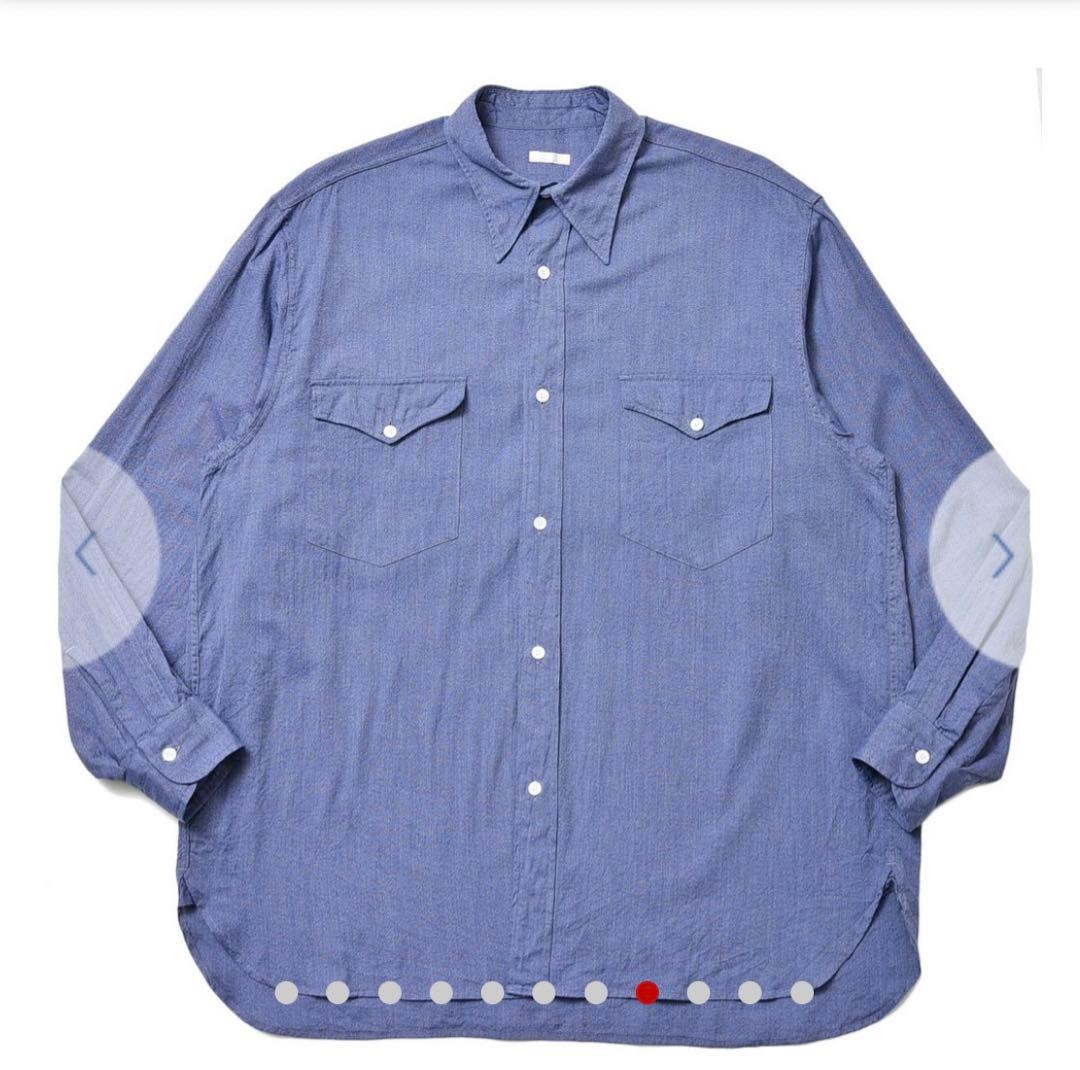 COMOLI/コモリ ヨリ杢ワークシャツ U03-02005 新品、タグ付き - メルカリ