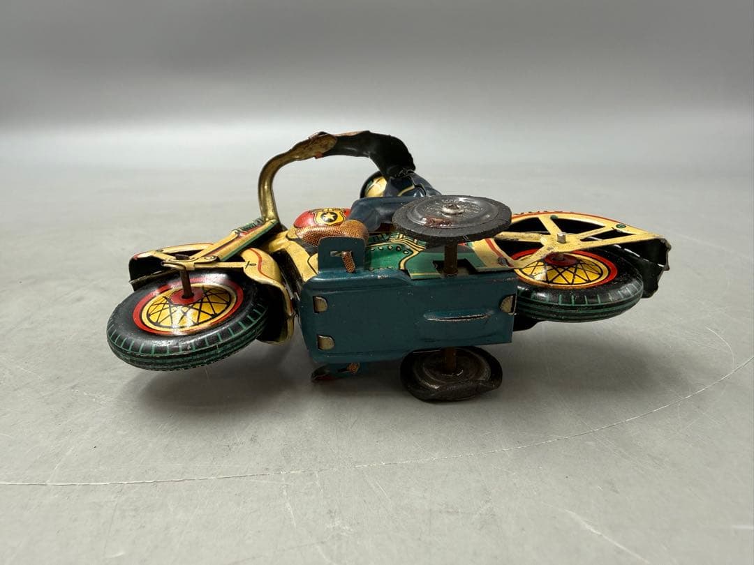 青柳商店ブリキ　POLICEPATROLMOTORCYCLE 警察バイク レトロ