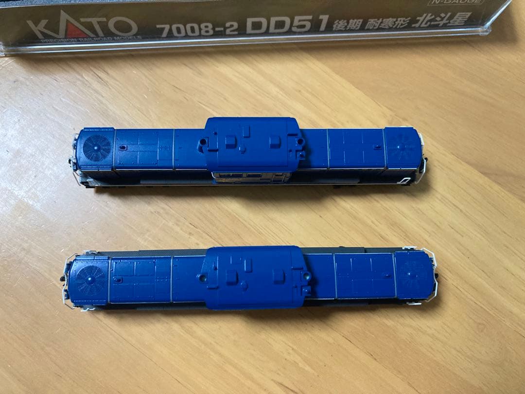 Nゲージ　KATO DD51北斗星色重連セット