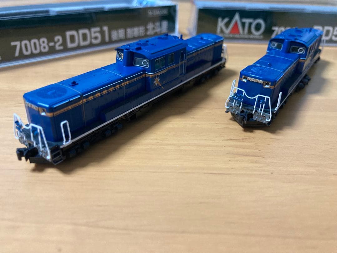 Nゲージ　KATO DD51北斗星色重連セット