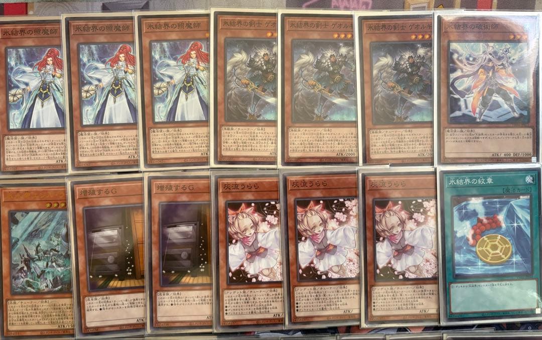 遊戯王引退品　氷結界　本格構築済みデッキ　新制限対応