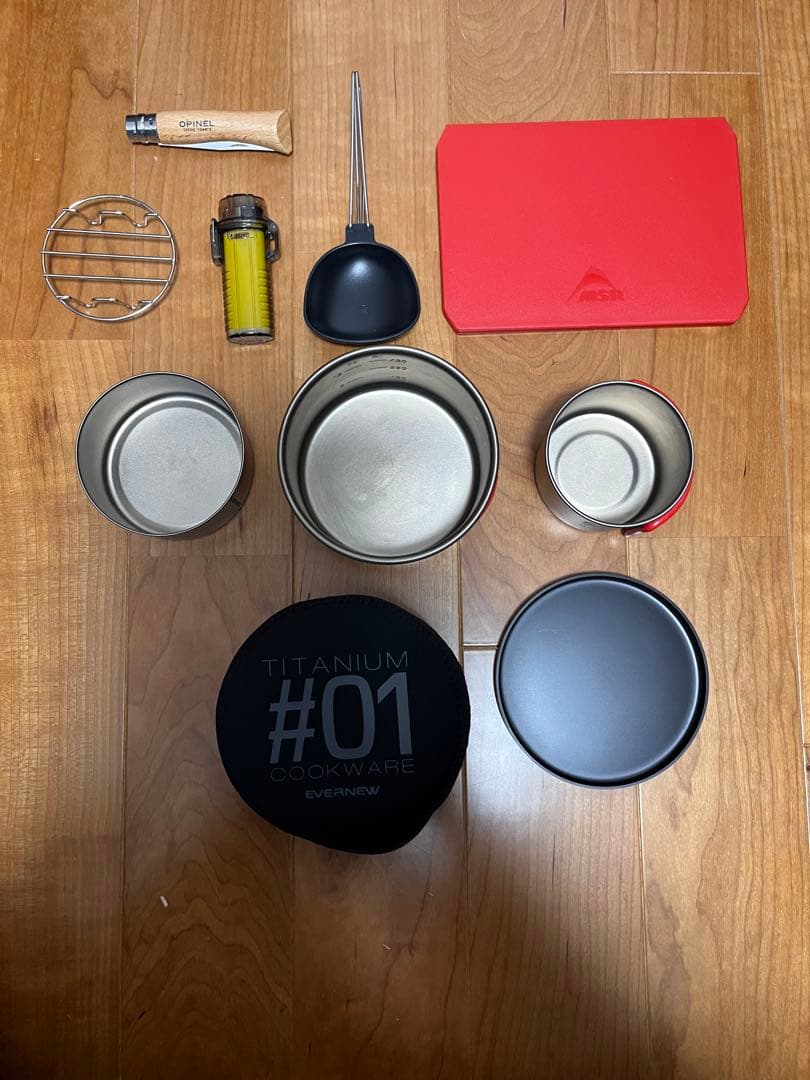 ア*ン様 エバニュー MSR peak オピネル 水蒸気炊飯　登山クッカ エバニュー MSR snowpeak オピネル 水蒸気炊飯 登山クッカーセット