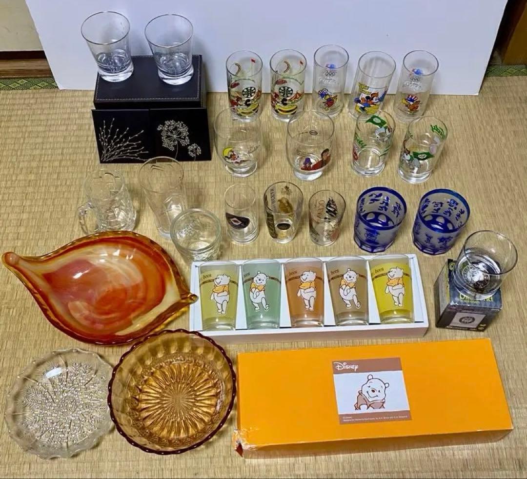 最終値下げ ガラス製セット 昭和レトロ 高級ガラス コレクション