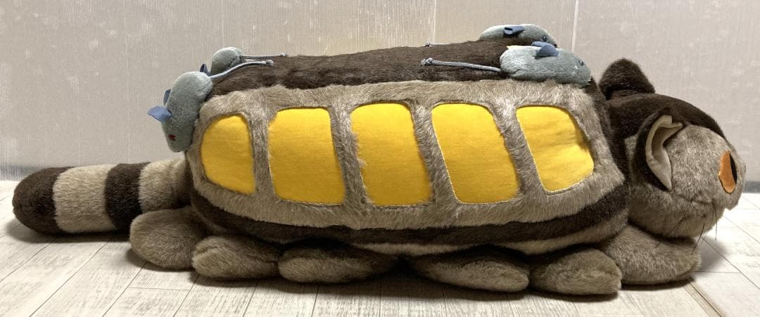 サンアロー　となりのトトロ　ネコバス　特大ぬいぐるみ　全長120cm　ジブリ