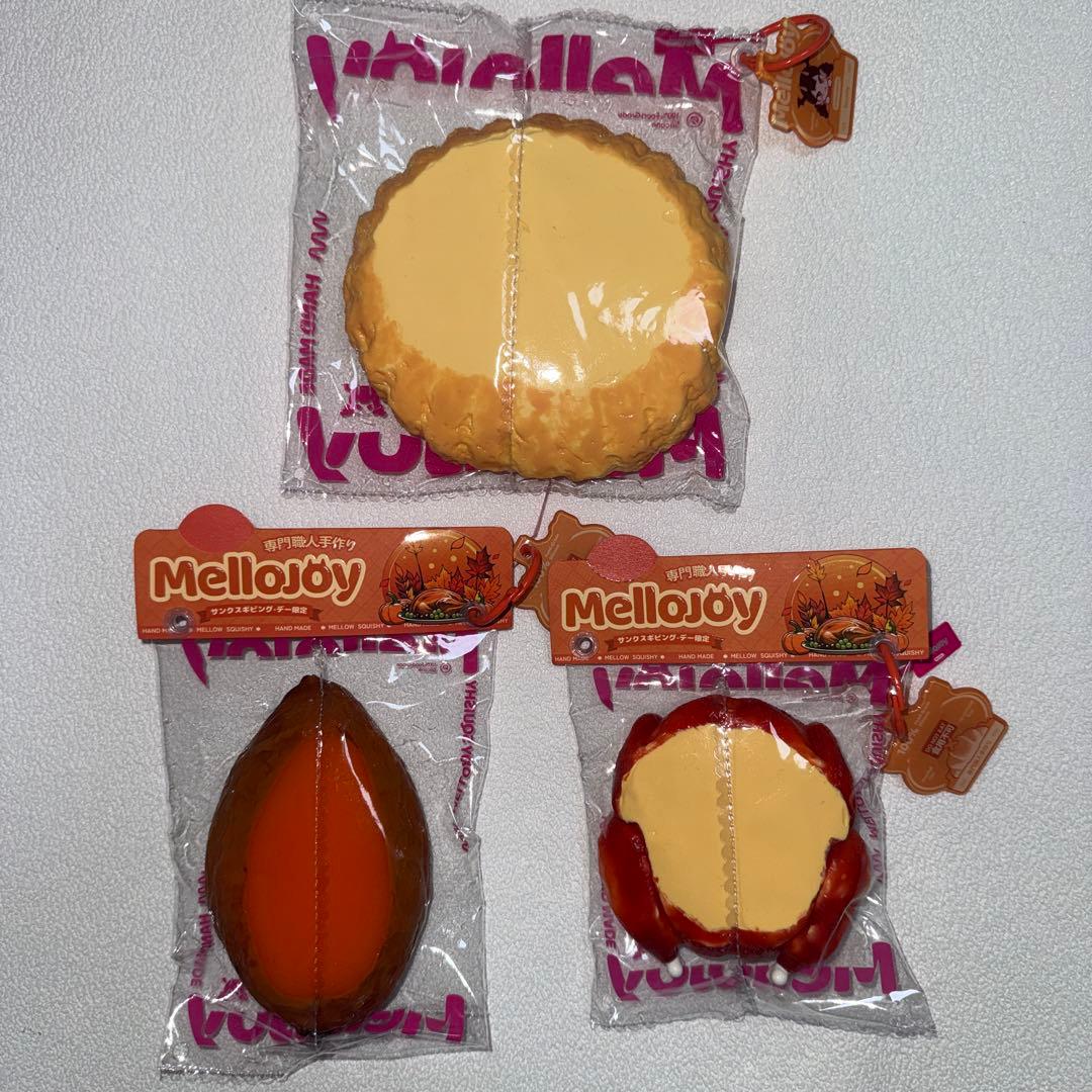 【再販なし限定】Mellojoy スクイーズ 3点セット
