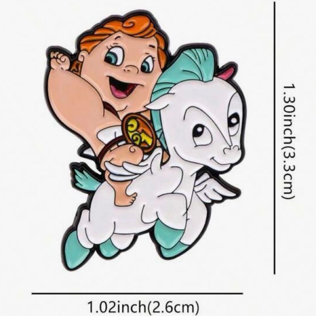 ディズニー ベビー ヘラクレス ペガサス 白馬 ピン ピンバッジ ピンズ