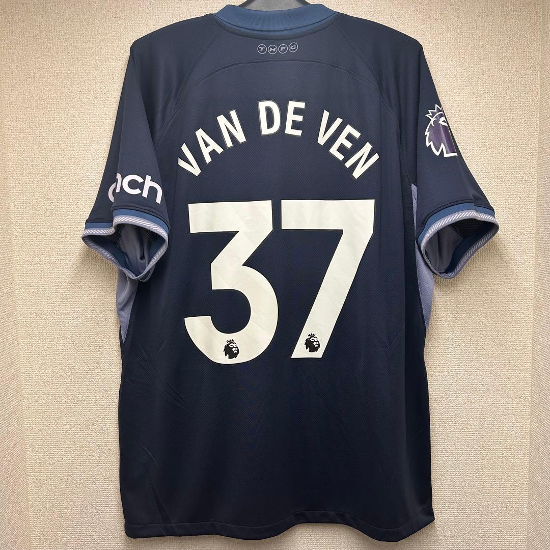 ファンデフェン 2023-24 スパーズアウェイユニフォーム　XLサイズ　正規品 ファンデフェン 2023-24 スパーズアウェイユニフォーム XLサイズ 正規