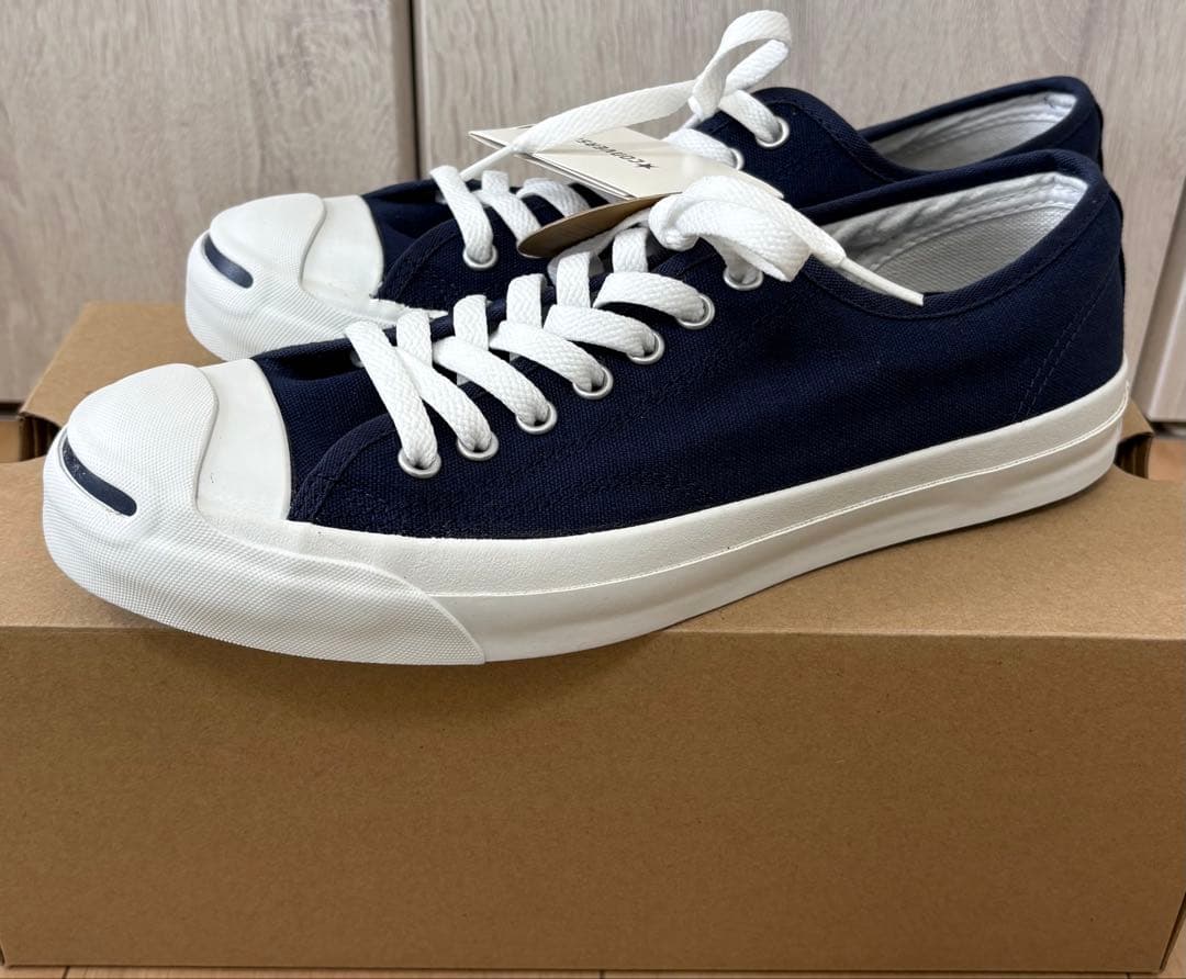 【新品未使用】コンバース ネイビー ジャックパーセル 27.0cm