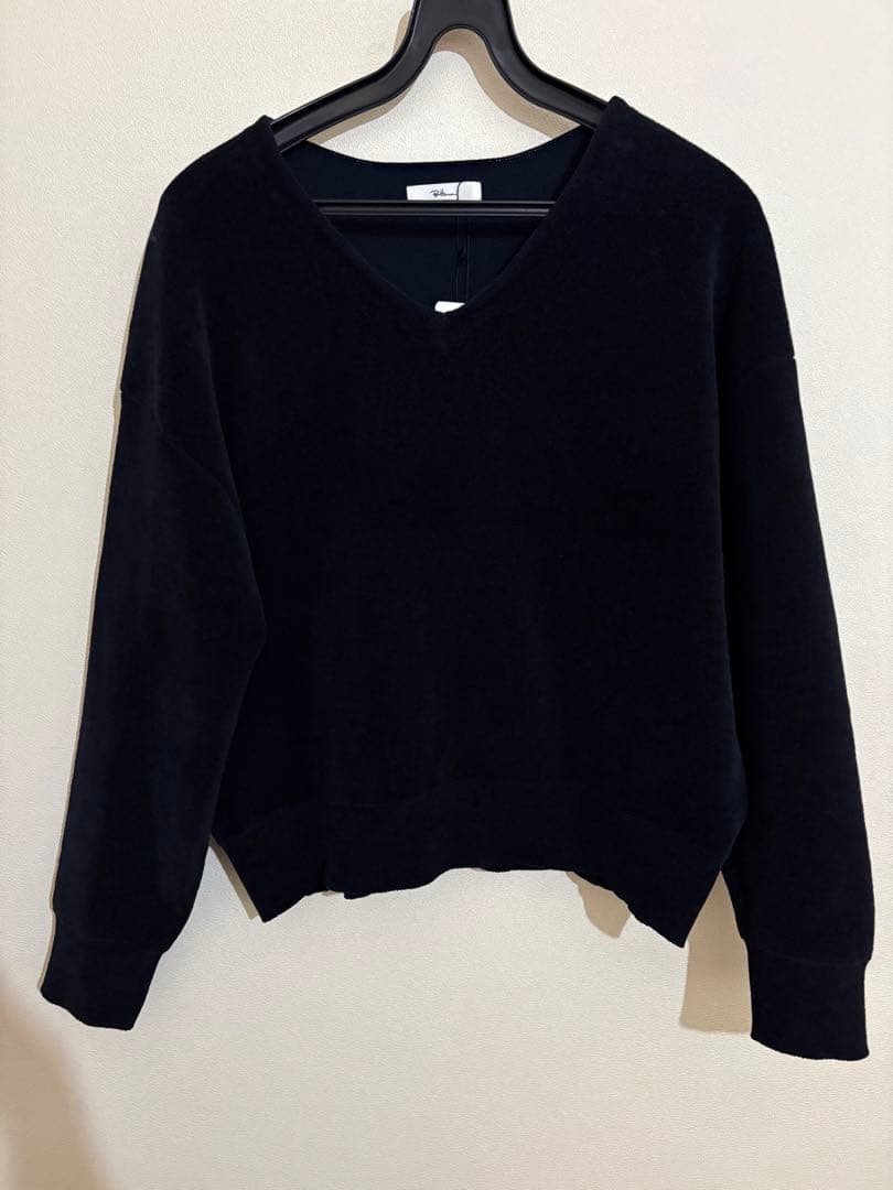 ロンハーマン フリースVネックニットプルオーバー 新品 - トップス価格