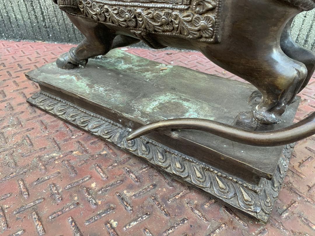 な*ぺ様 約25kg 銅製 ガネーシャ 縁起物 仏教 美術 置物