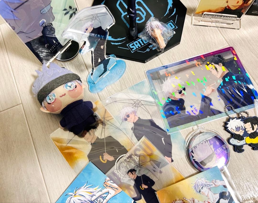 呪術廻戦五条悟 フィギュア・ぬいぐるみ・グッズセット