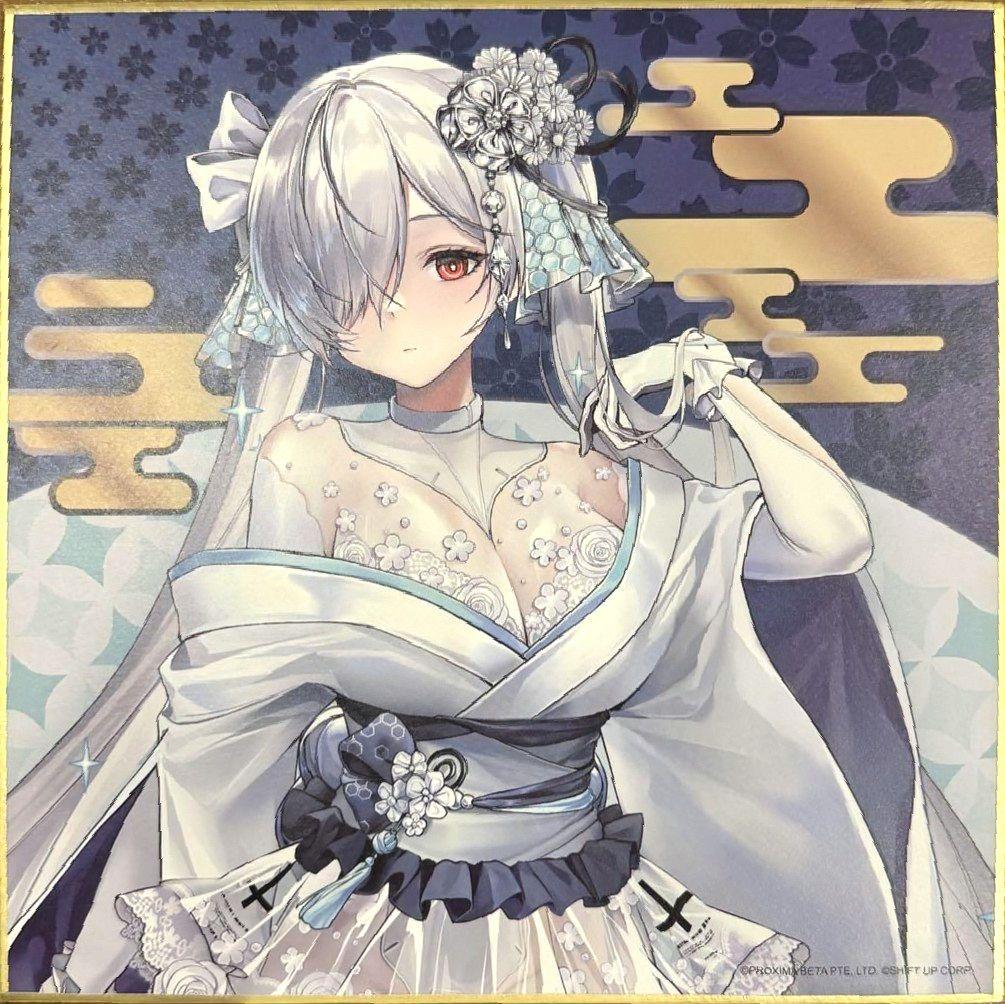 ゆ*う様 勝利の女神 NIKKE シンデレラ 無垢なる誓い 色紙 C105 ニケ