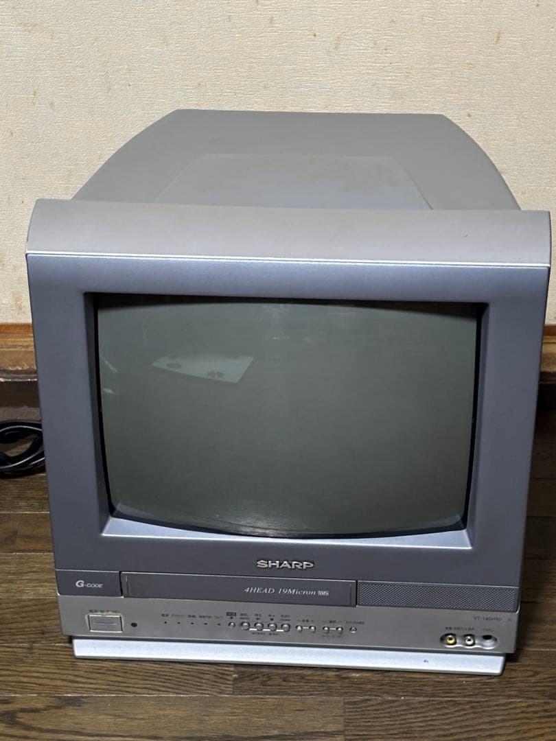 ブラウン管テレビ テレビデオ VT-14GH10 SHARP 05年製 ② - メルカリ