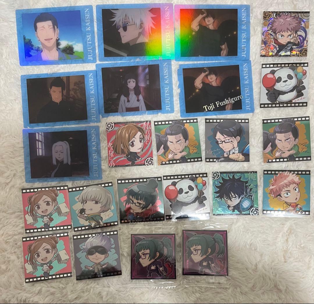 呪術廻戦 グッズ まとめ売り アクスタ 缶バッジ コースター カード 多数