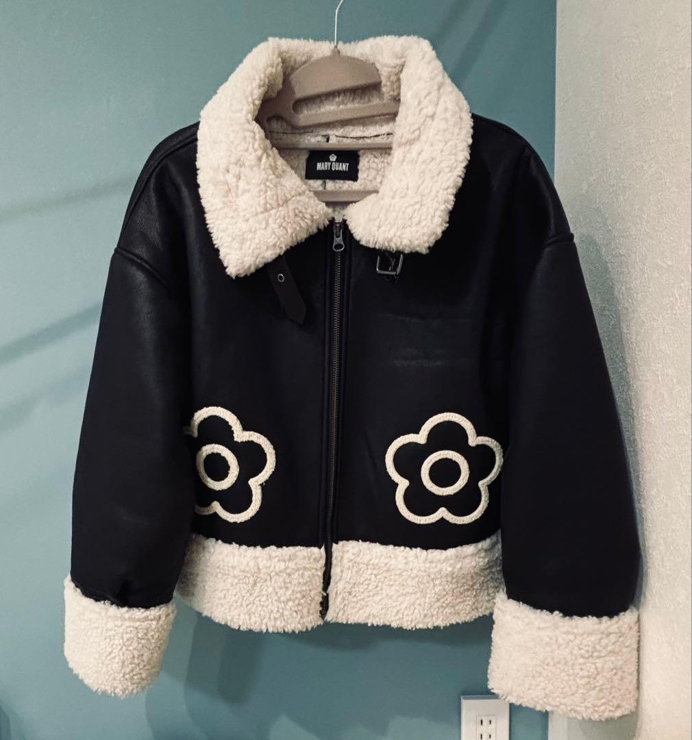 n*i様 マリークワント　デイジーフェイクレザームートン ジャケット デイジーフェイクレザームートンジャケット - #MARYQUANT #2024WINTER