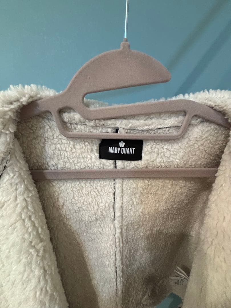 n*i様 マリークワント デイジーフェイクレザームートン ジャケット