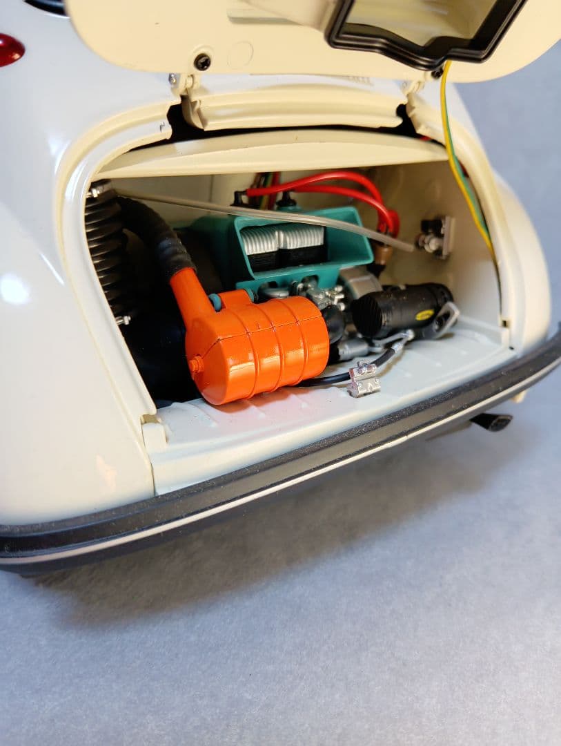 Hachette「スバル360をつくる」完成品1/8＋記念キーホルダー等