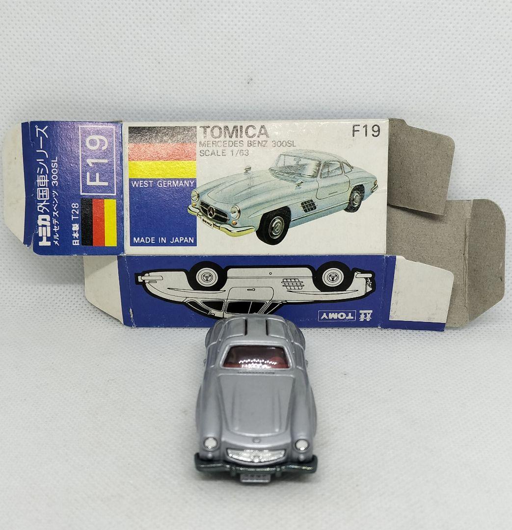 《青箱トミカ19-3-2》ベンツ300SL【北米輸出用/マルーンシート】未使用