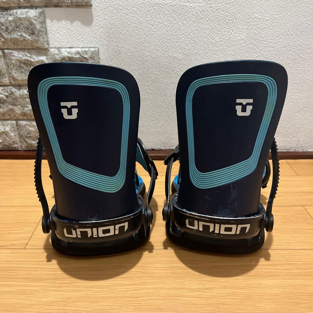 UNION スノーボード ビンディング ネイビー/ブルーMサイズ nest001_25uni00236