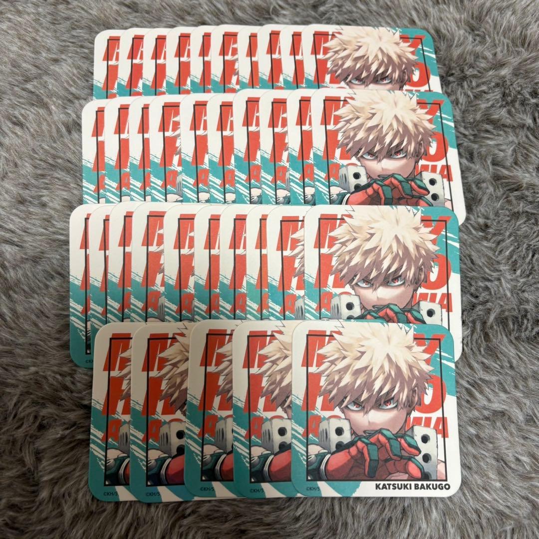 僕のヒーローアカデミア RIVALS コースター 爆豪勝己 giga 35枚