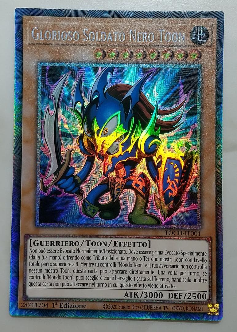 遊戯王 イタリア語版1st トゥーン・カオス・ソルジャー コレクターズ