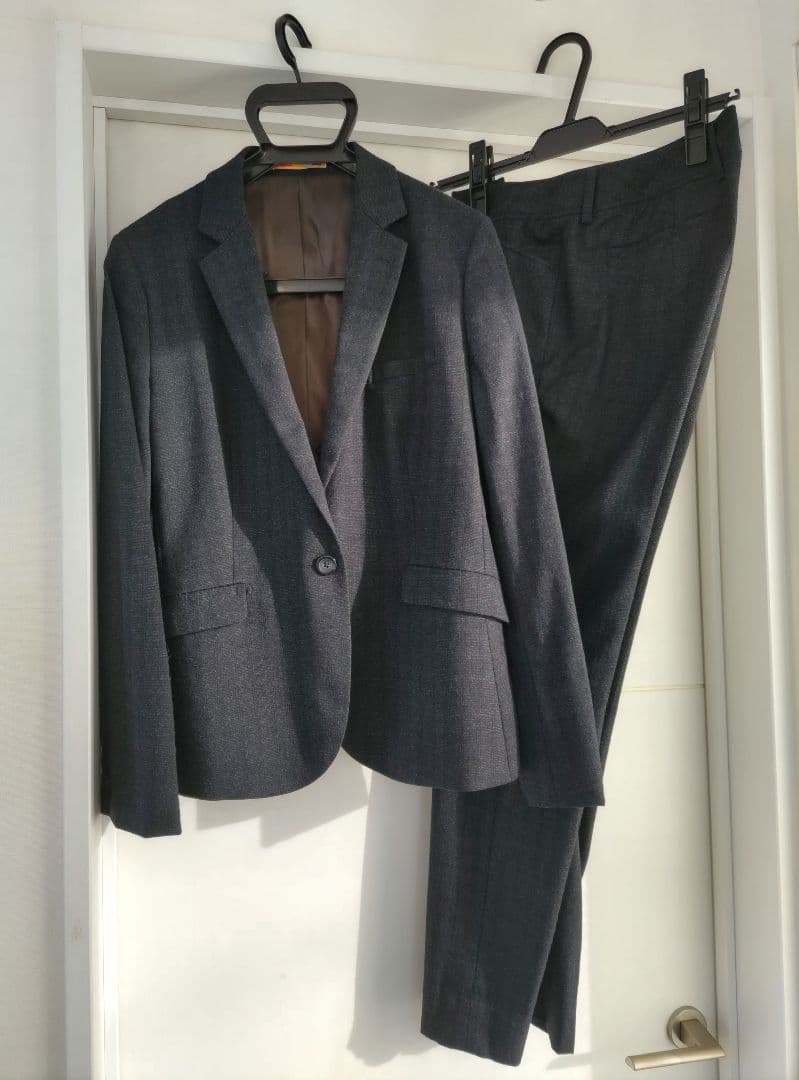 オリヒカ ORIHICA パンツスーツ L 濃紺チェック オリヒカ ORIHICA スーツ フォーマル 172110 ジャケット スラックス