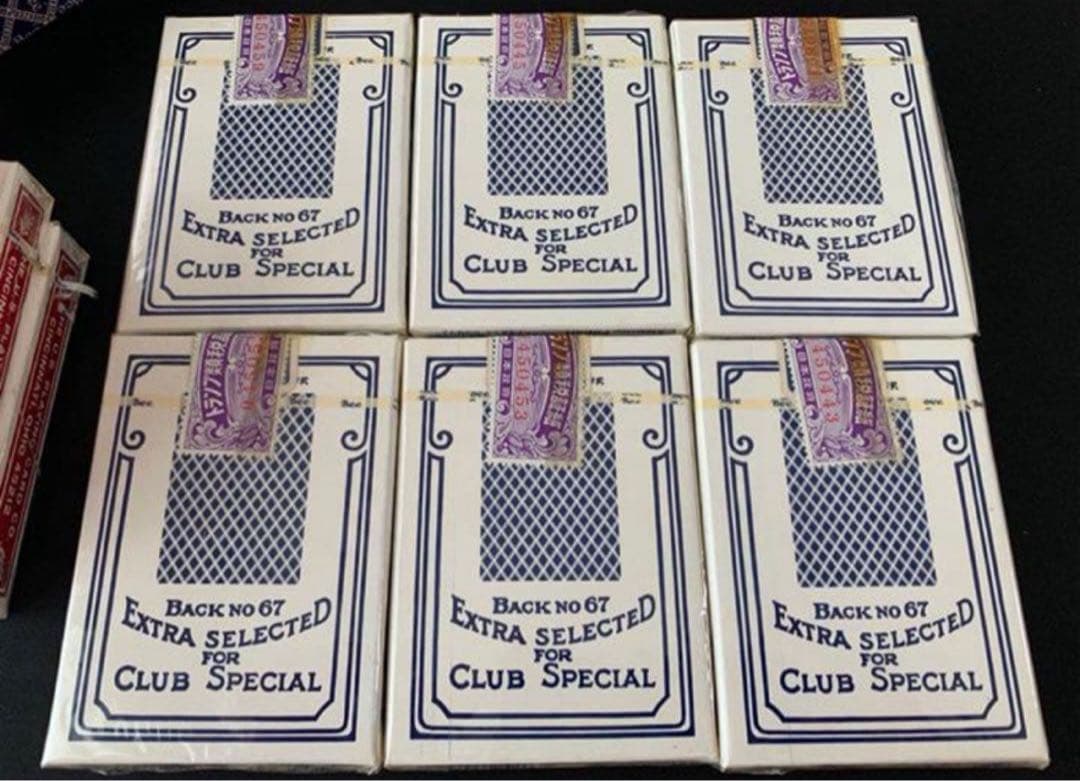 ラスト新品未開封 Bee オールドデック 6個 青3個 赤3個 トランプ類税