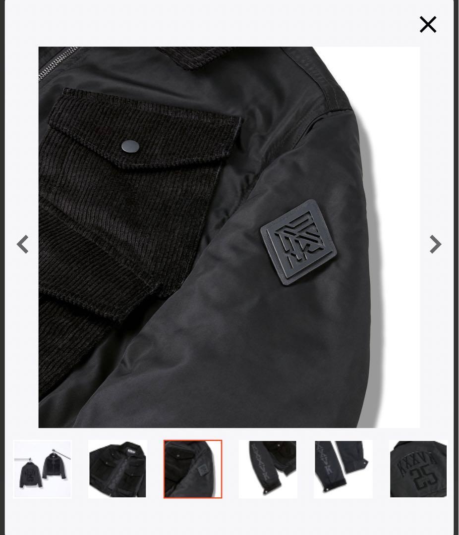 倖田來未25thアニバーサリーグッズPADDED ブルゾン Mサイズ