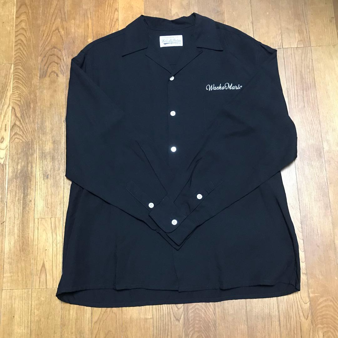 WACKO MARIA 長袖シャツ WACKO MARIA パイソン柄 オープンカラーシャツ 長袖 - メルカリ