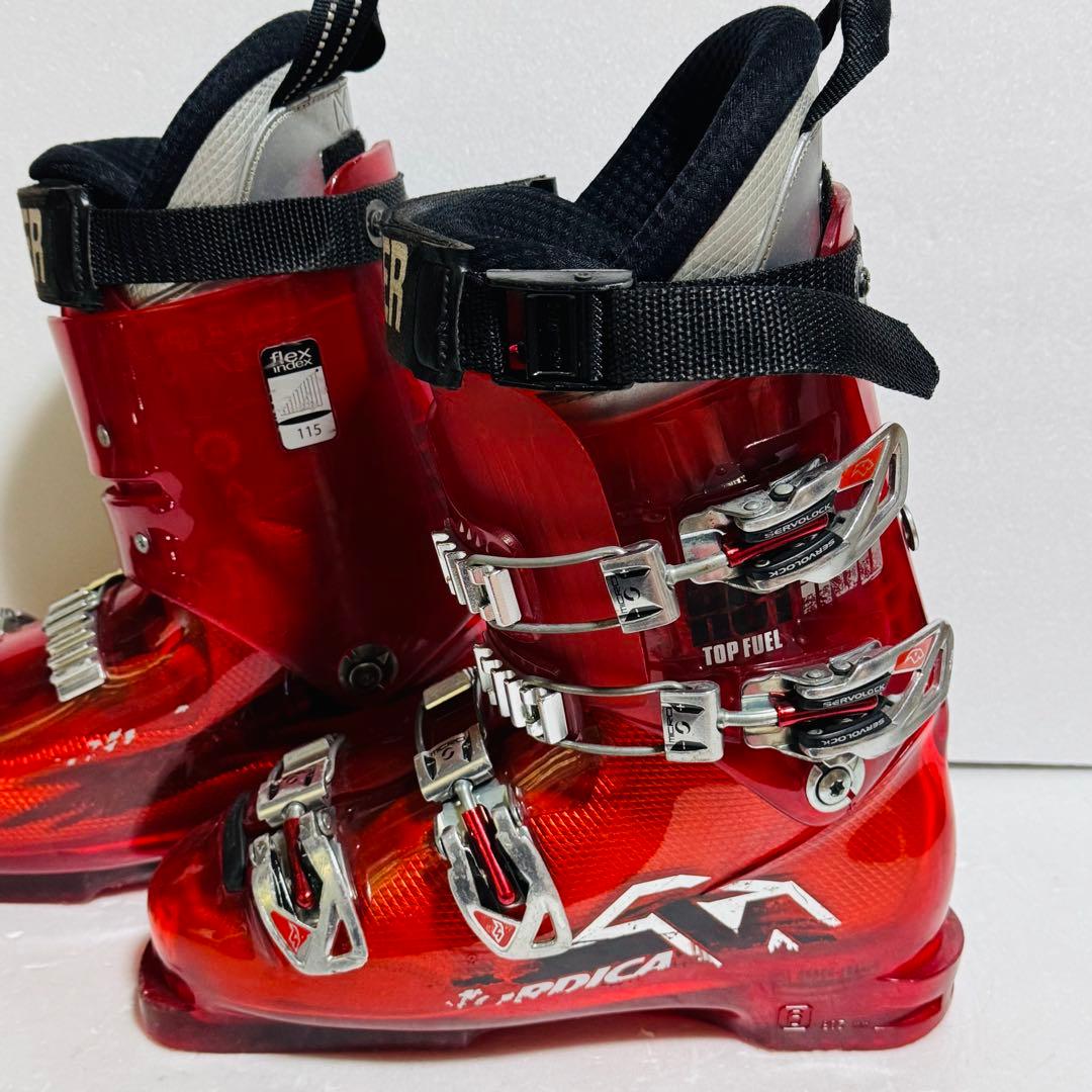 25.5cm FISCHER TOP FUEL スキーブーツ 115 レッド