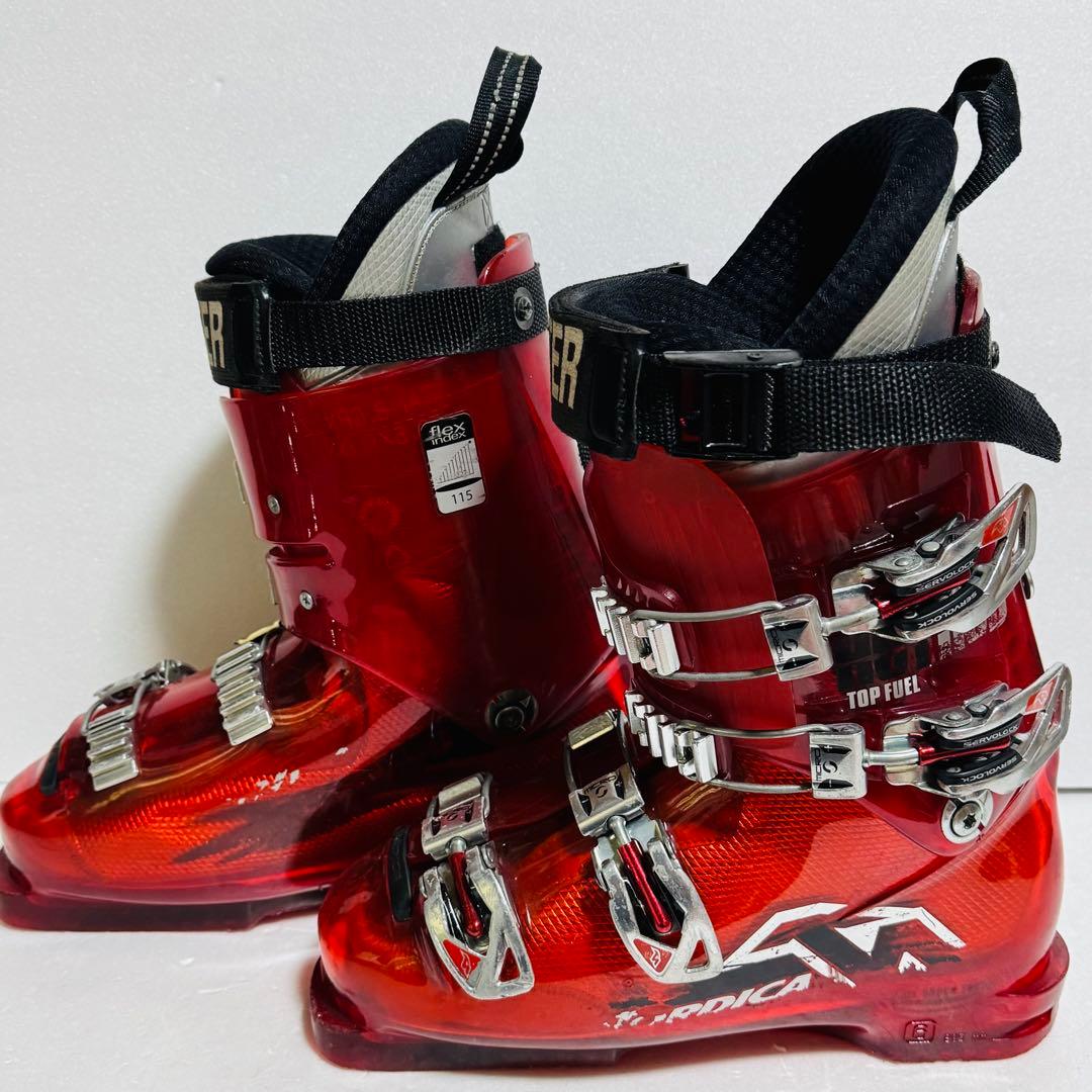 25.5cm FISCHER TOP FUEL スキーブーツ 115 レッド