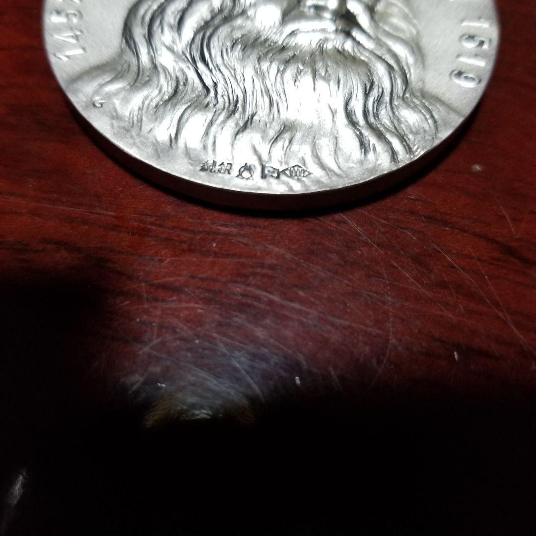 ひ*ん様 永遠の微笑 モナリザ メダル 来日記念純銀 約60g - メルカリ